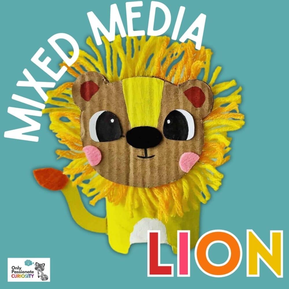 Mixed Media Lion