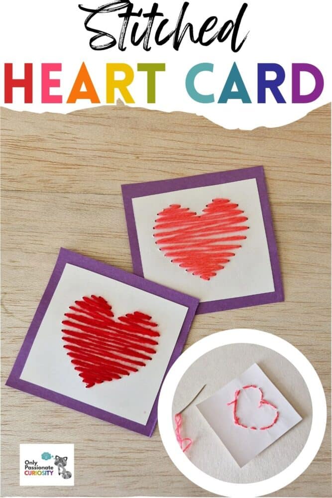 Stitched Heart Card