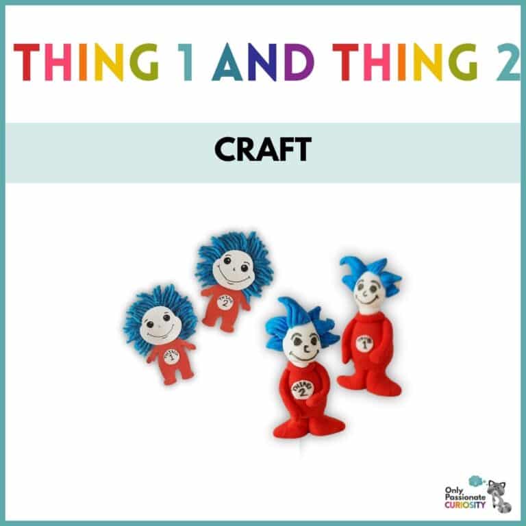 Thing 1 and Thing 2 Crafts for Dr. Seuss Day