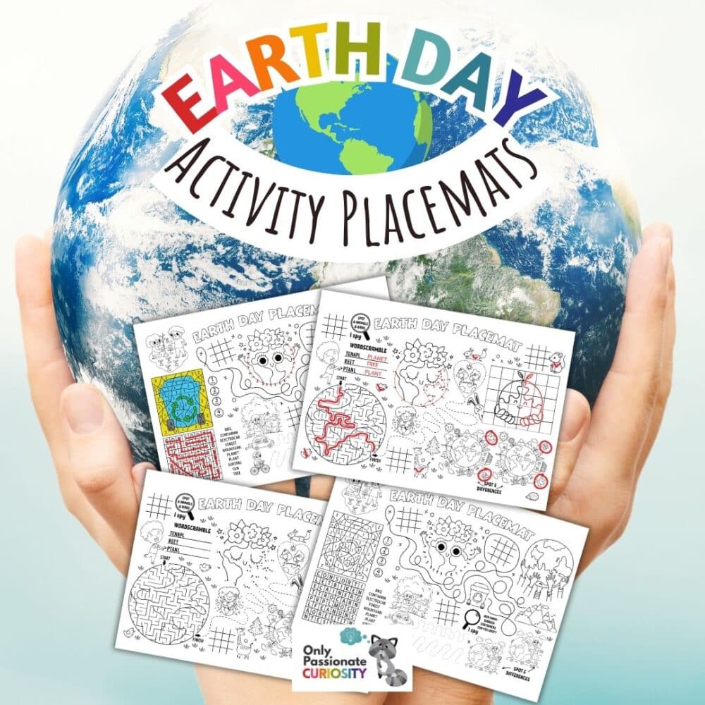 Earth Day Activity Placemats