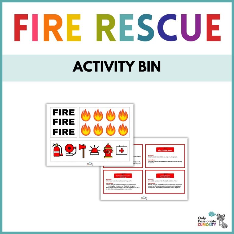 Fire Rescue Activity Bin