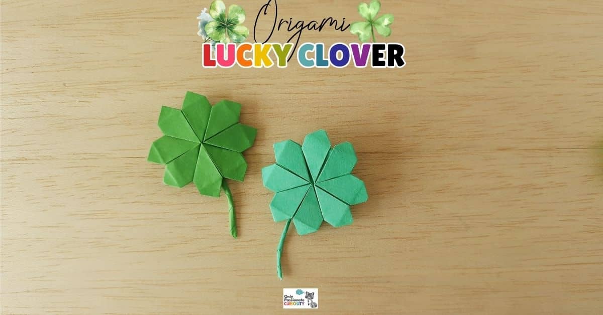 Origami Lucky Clover