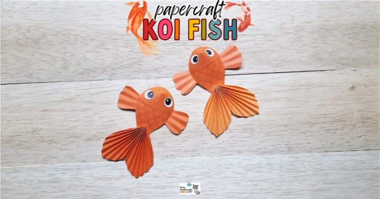 Papercraft Koi Fish